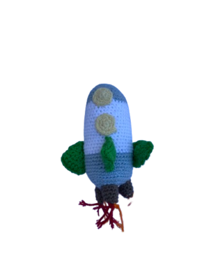 Crochet Toy Rocket