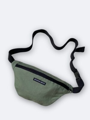 Single-Zip Green Nature Bag