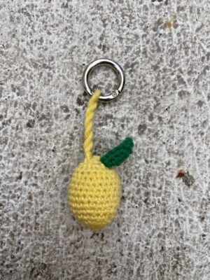 Crochet Key Chain Lemon